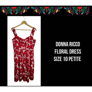 DONNA RICCO | FLORAL PETITE DRESS